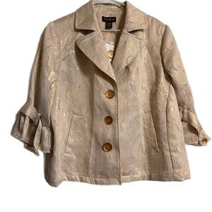 Ashley Stewart Gold Suit Jacket